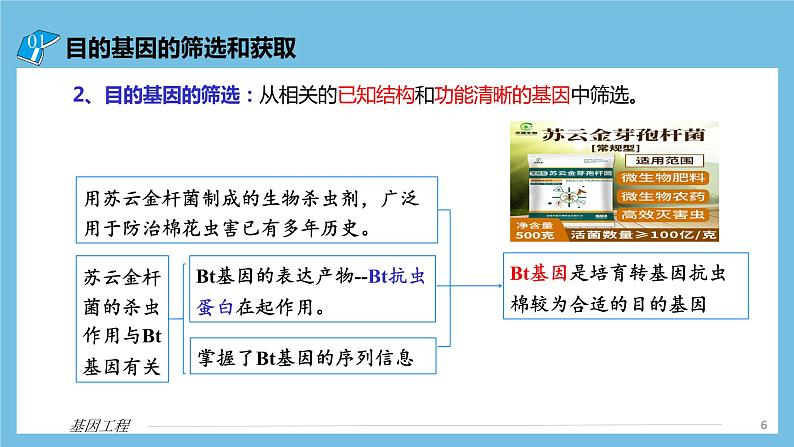 【名师特供】3.2《基因工程的基本操作程序》 课件 人教版高中生物选修三06