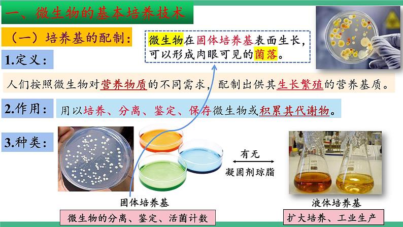 【名师特供】1.2《微生物的基本培养技术》（第1课时） 课件 人教版高中生物选修三08