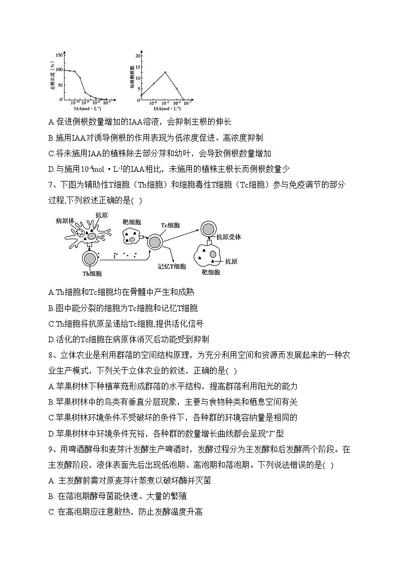 湖南省邵东市第一中学2022-2023学年高二下学期期中考试生物试卷(含答案)03