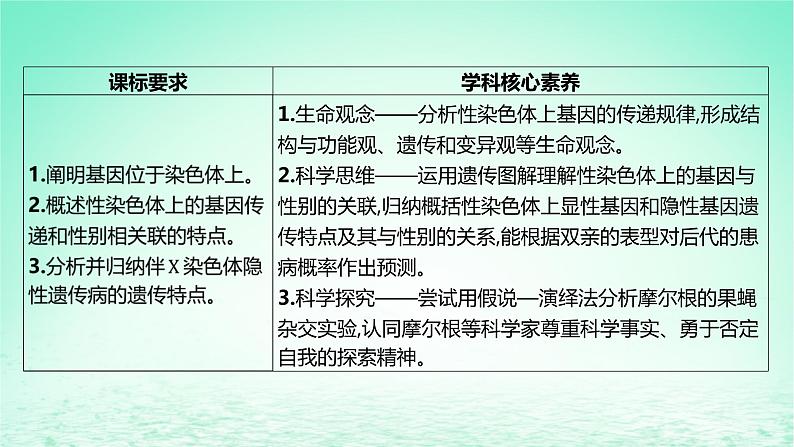 江苏专版2023_2024学年新教材高中生物第一章遗传的细胞基础第四节基因位于染色体上课件苏教版必修2第2页