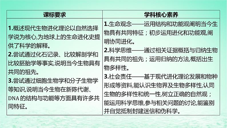 江苏专版2023_2024学年新教材高中生物第四章生物的进化第二节生物的多样性和适应性是进化的结果课件苏教版必修202