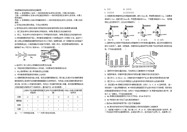 辽宁省实验中学2023-2024学年高一上学期12月月考生物试题（Word版附答案）第2页