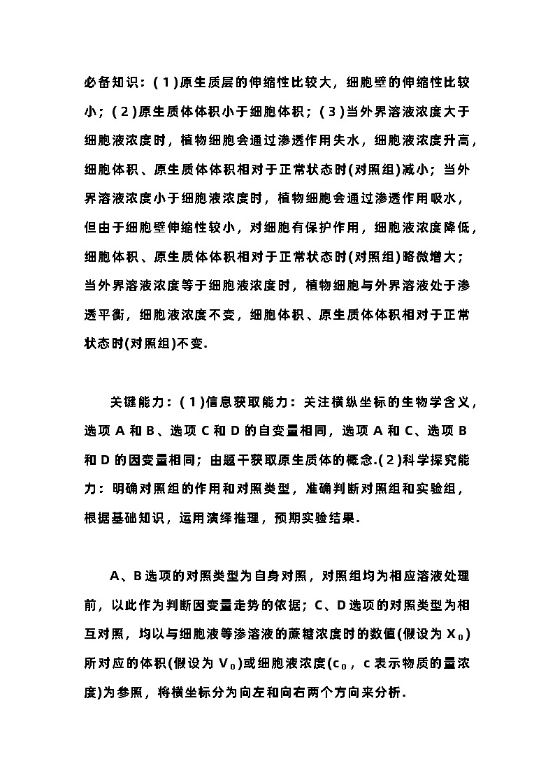 备课素材知识点：细胞的吸水和失水变式- 高中生物人教版必修1第2页