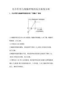 备课素材知识点：光合作用与细胞呼吸的综合曲线分析- 高中生物人教版必修1