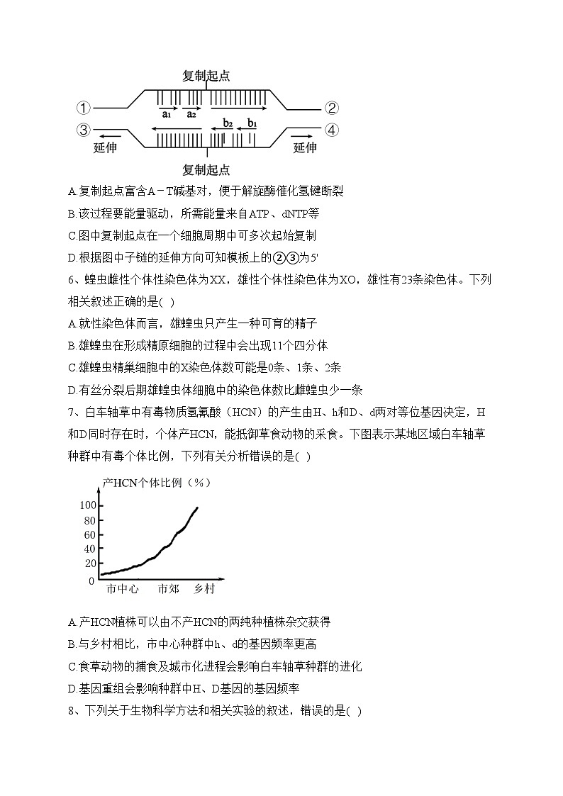 江苏省南通市海门中学2022-2023学年高三上学期期中测试生物试卷(含答案)02