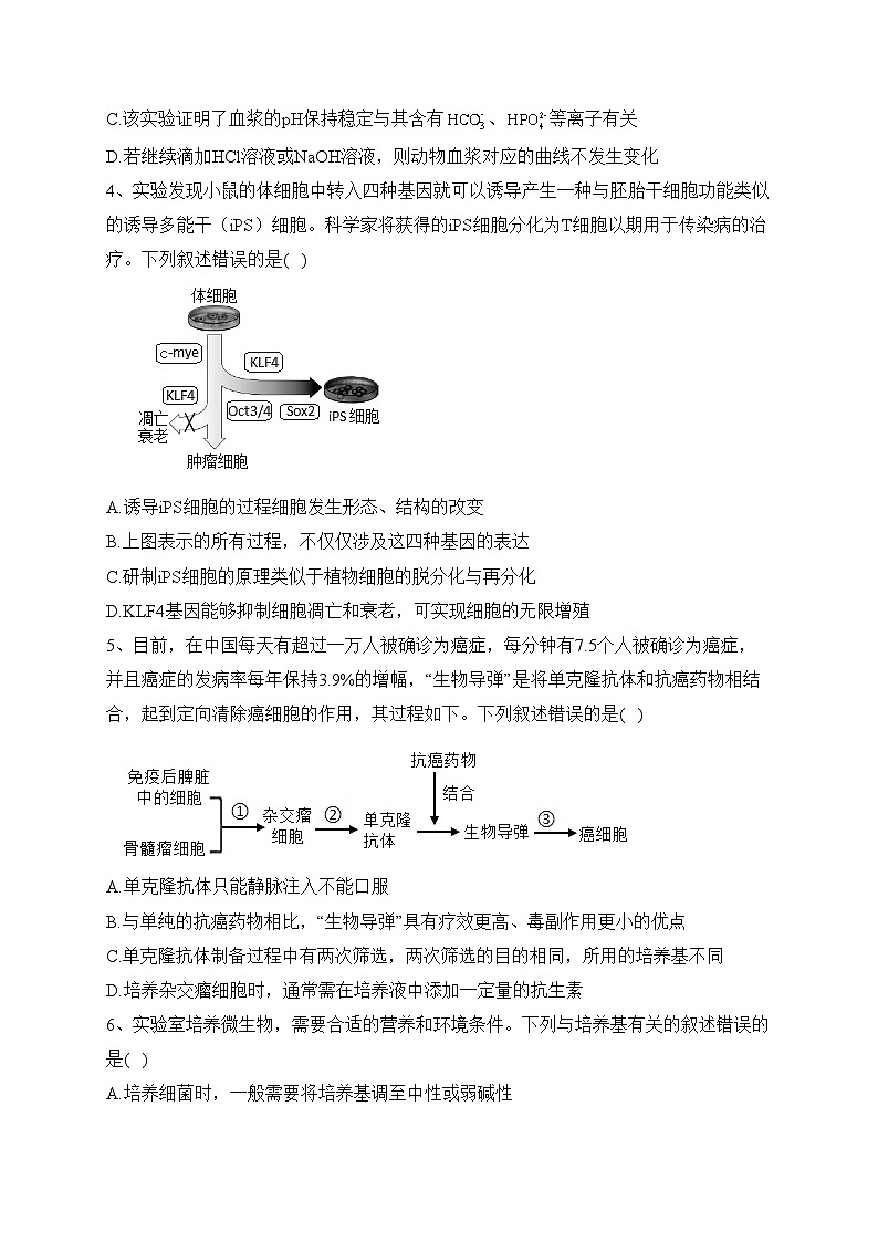 江苏省盐城中学2022-2023学年高三上学期开学考试生物试卷(含答案)第2页