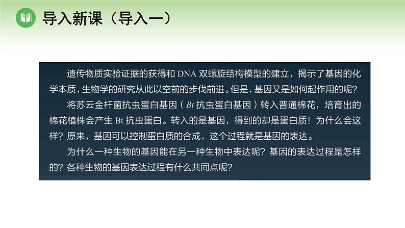 人教版高中生物必修第二册 遗传与进化  第4章 第1节 第2课时 遗传信息的翻译及中心法则（课件）第2页