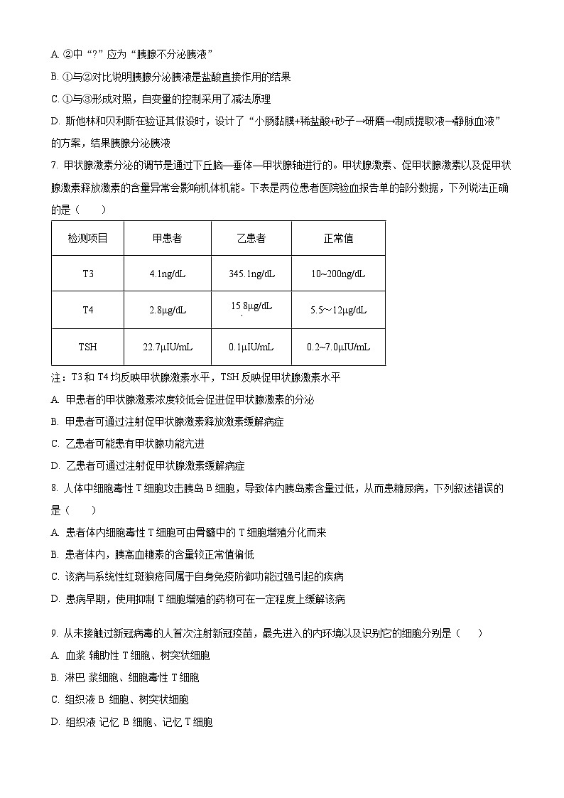 2024榆林高二上学期1月期末考试生物含解析02