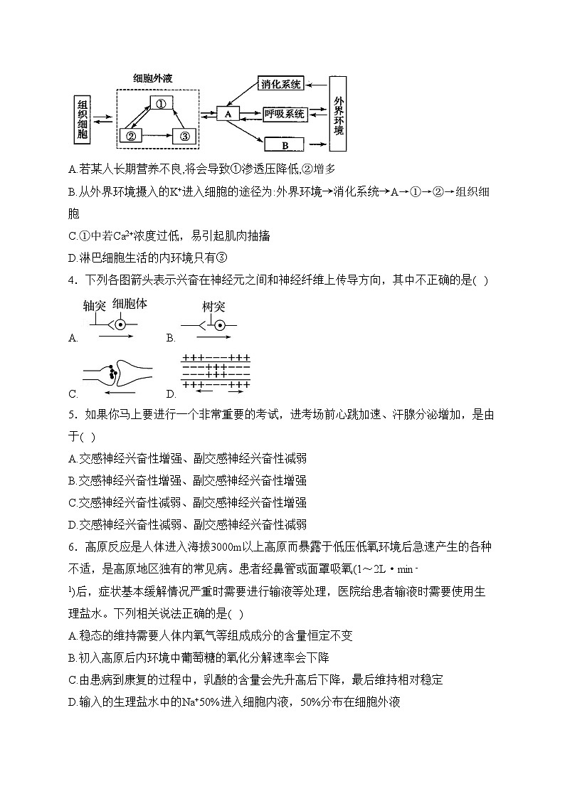 勃利县高级中学2022-2023学年高二下学期开学考试生物试卷(含答案)02
