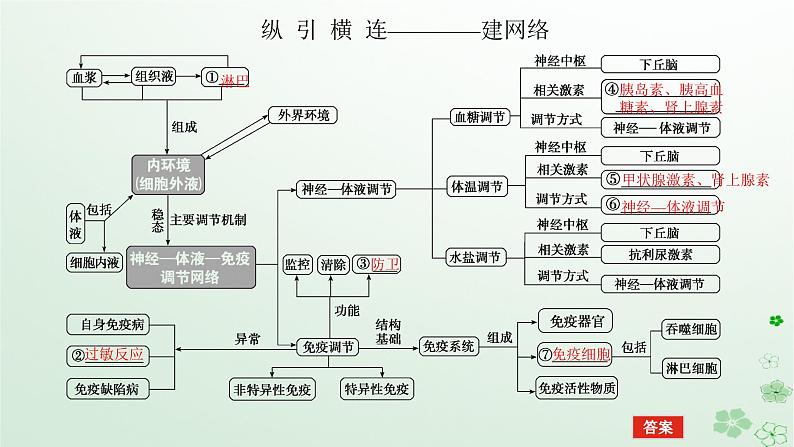 统考版2024高考生物二轮专题复习专题五生命系统的稳态及调节第3讲人体的内环境与稳态课件第5页