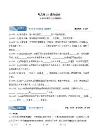 考点通关卷19 遗传综合-备战2024年高考生物一轮复习精品高效导与练