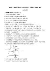 重庆市长寿区八校2023-2024学年高二上学期1月期末联考生物试题（Word版附答案）