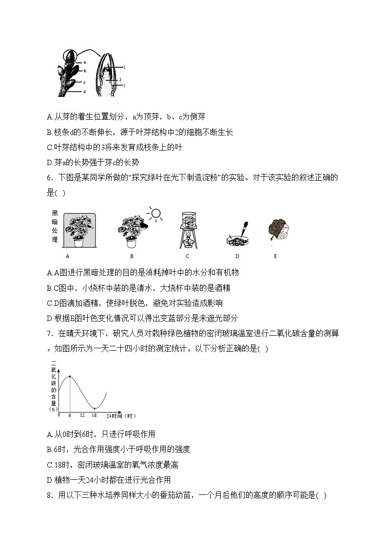 宜丰中学2022-2023学年高一上学期开学考试生物试卷(含答案)第2页