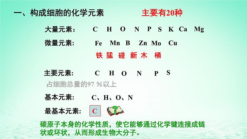 2023_2024学年高一生物期末复习第2单元组成细胞的分子复习课件新人教版必修1第4页