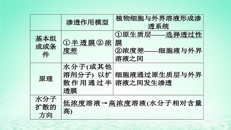 2023_2024学年高一生物期末复习第4单元细胞的物质输入和输出复习课件新人教版必修1第4页