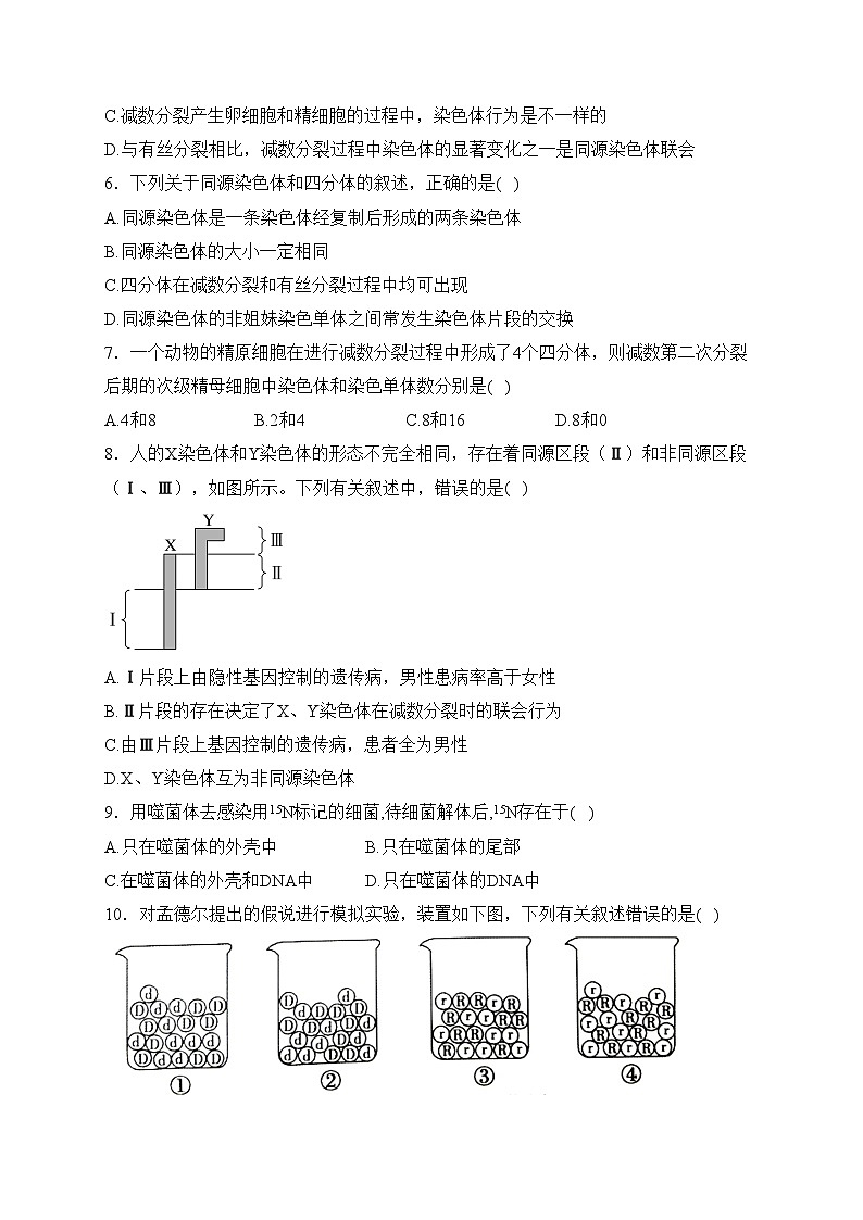 广东省茂名市电白区2022-2023学年高一下学期期中考试生物试卷(含答案)第2页