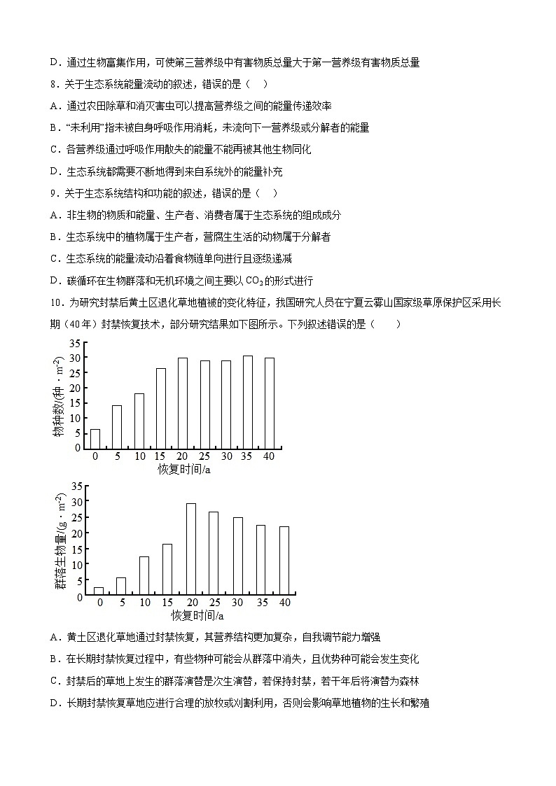期中冲刺卷02-2023-2024学年高二生物下册期中期末专题高分突破03