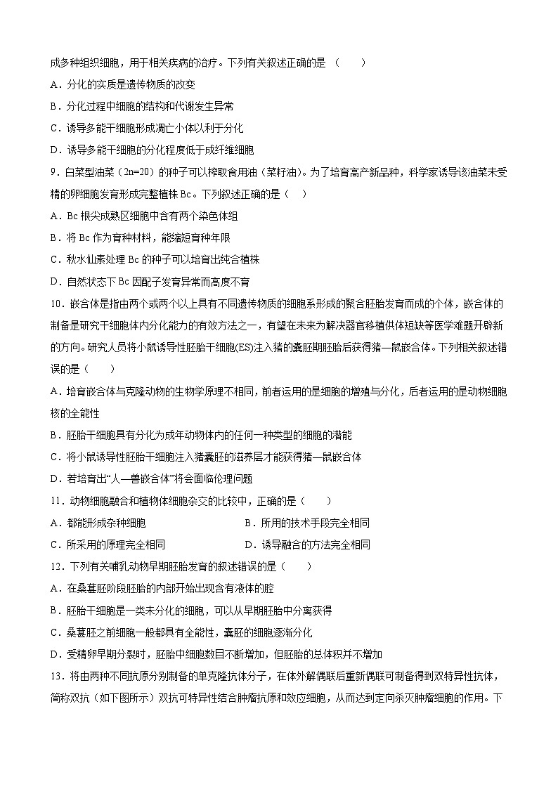 期末冲刺卷01-2023-2024学年高二生物下册期中期末专题高分突破03