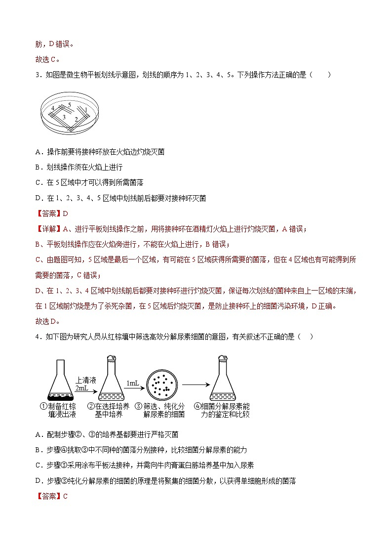 期末冲刺卷01-2023-2024学年高二生物下册期中期末专题高分突破02