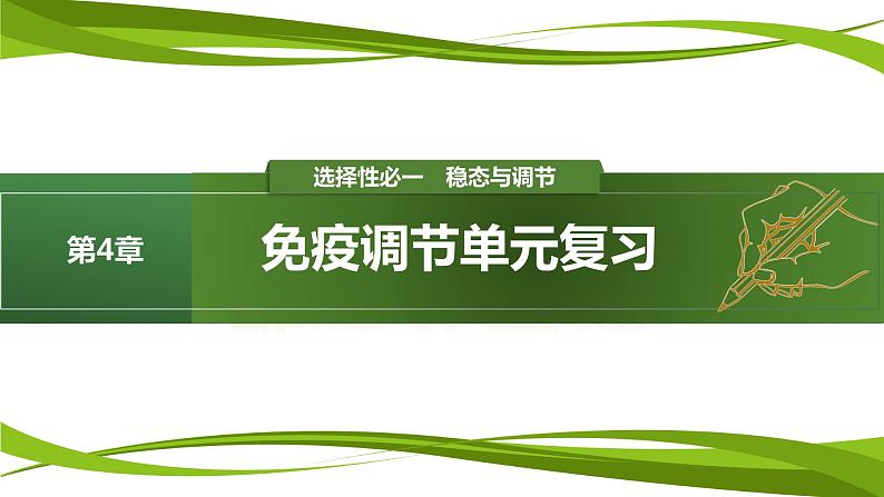 第4章 免疫调节（复习课件）-2023-2024学年高二生物同步精品课件+分层训练（人教版2019选择性必修1）01