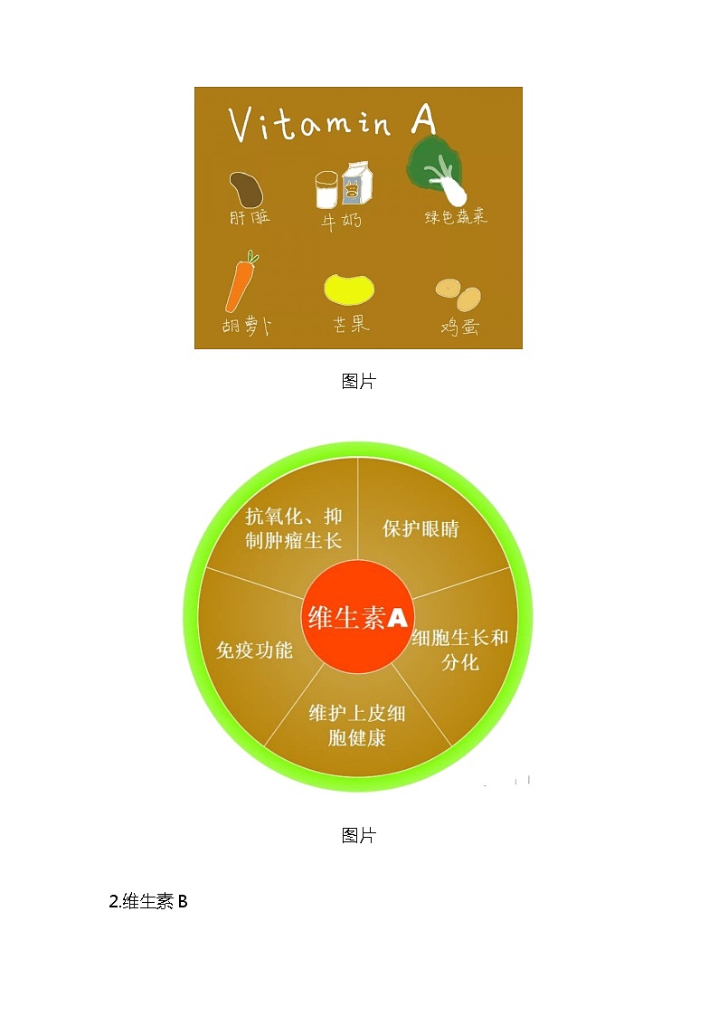 备课素材知识点：维生素种类及其作用   高中生物学选择性必修三第3页
