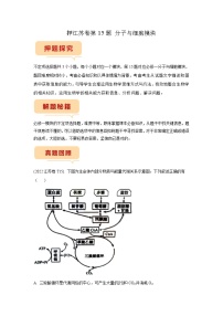 押江苏卷第15题 分子与细胞模块-备战高考生物临考题号押题（江苏卷）