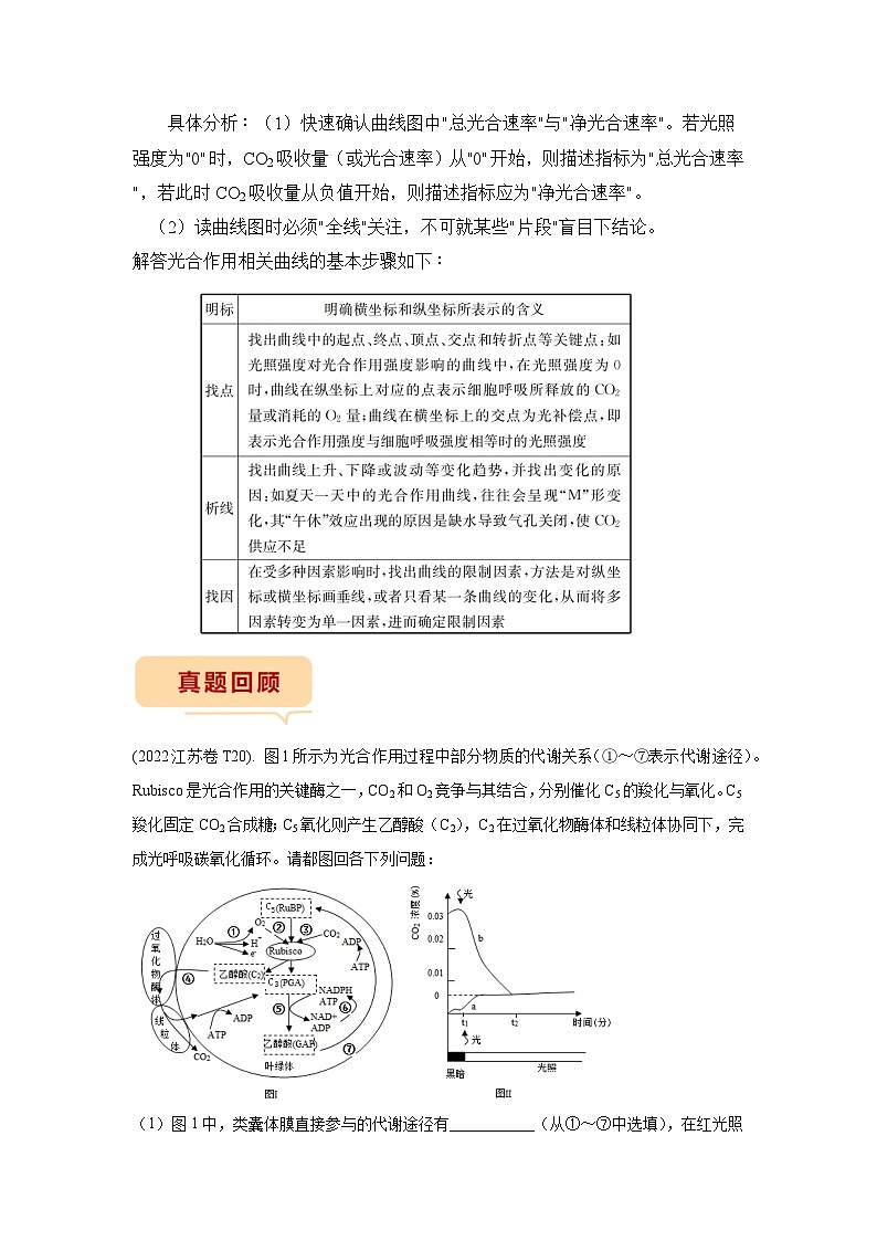 押江苏卷第20题 光合作用的应用-备战高考生物临考题号押题（江苏卷）02