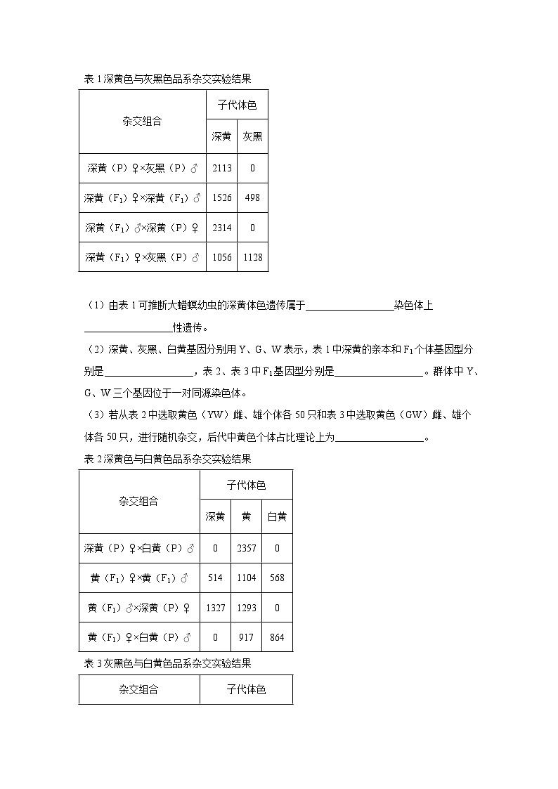 押江苏卷第23题 遗传规律的应用-备战高考生物临考题号押题（江苏卷）03