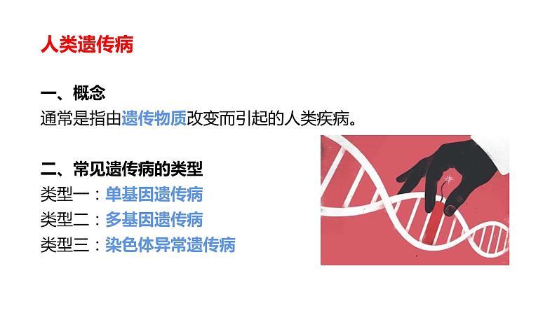 （人教版2019必修2）高一生物同步练习 5.3 人类遗传病（教学课件）06