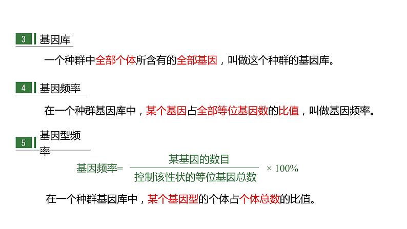 （人教版2019必修2）高一生物同步练习 6.3.1 种群基因组成的变化与物种的形成（教学课件+课后练习+解析）07