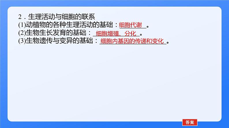 2024学年人教版生物必修一同步课件 1.1第6页