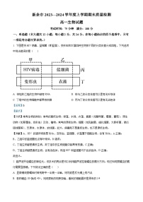 江西省新余市一中2023-2024学年高一上学期期末生物试题（Word版附解析）