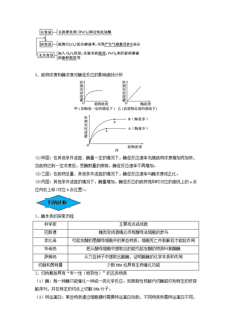 专题07 酶和ATP（串讲）（原卷版）第3页
