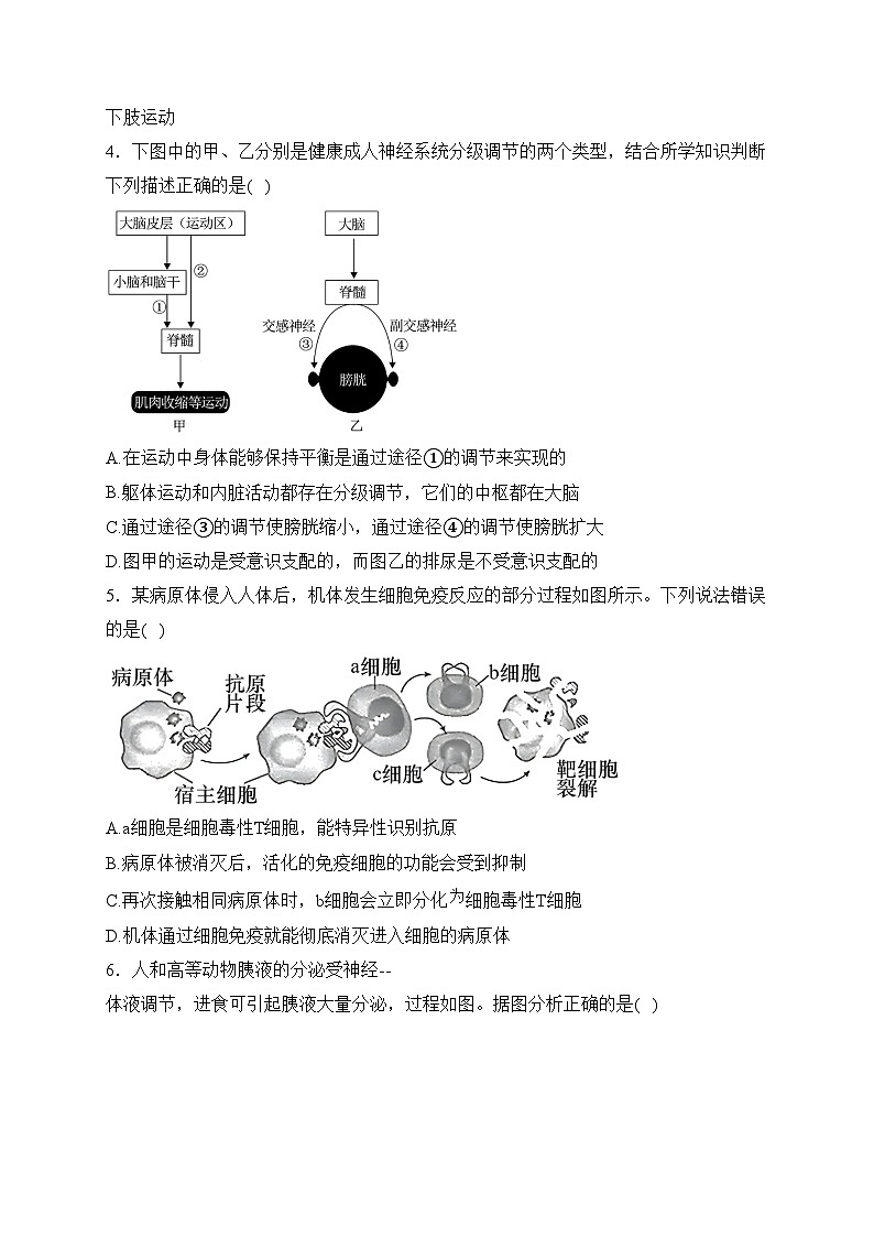 盘锦市高级中学2023-2024学年高二上学期12月阶段考试生物试卷(含答案)第2页