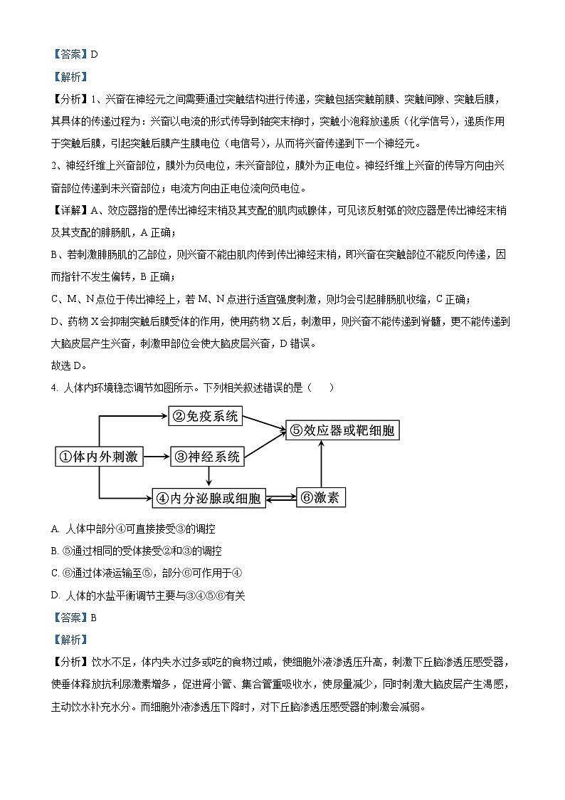 44，河北省邢台市2023-2024学年高二上学期期末生物试题第3页