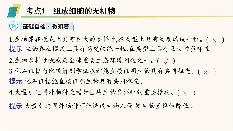 高中生物学考复习专题突破12生物的进化课件第3页