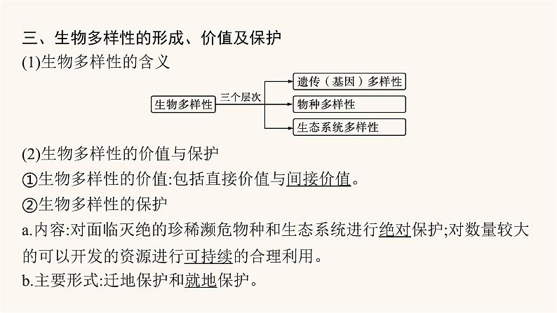 高中生物学考复习专题突破12生物的进化课件第7页