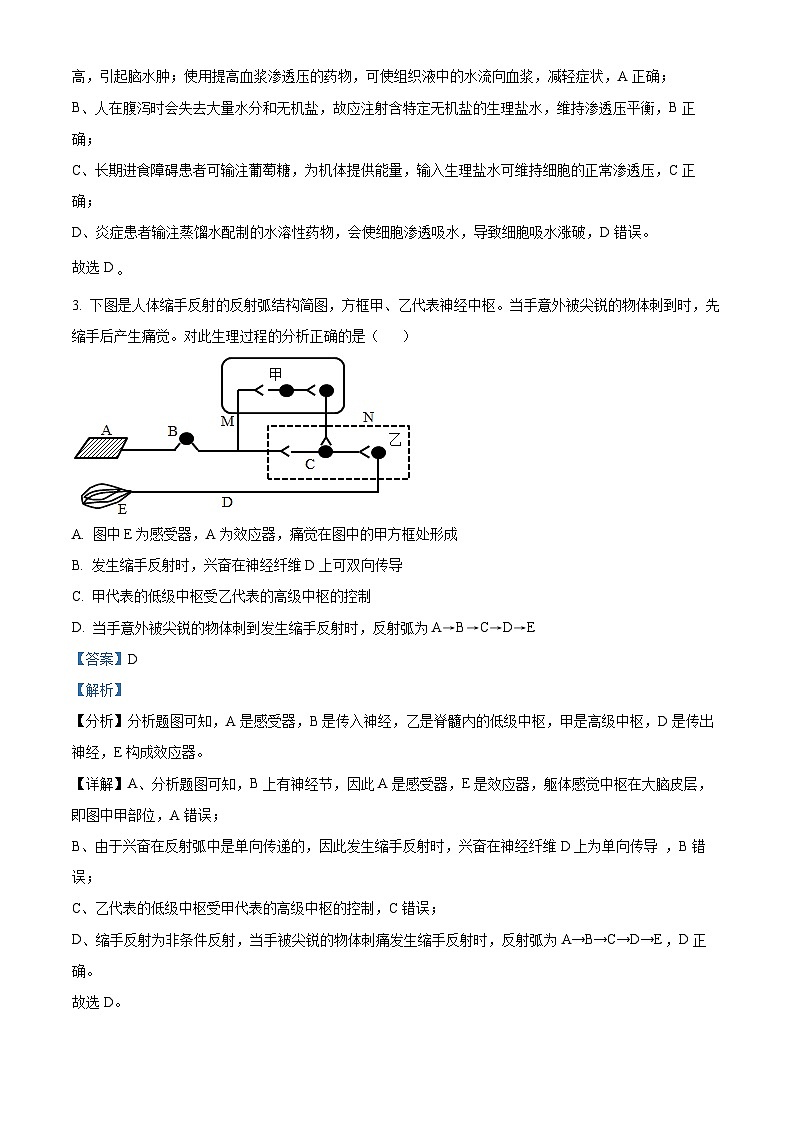 53，陕西省渭南市华州区咸林中学2023-2024学年高二上学期期末生物试题第2页