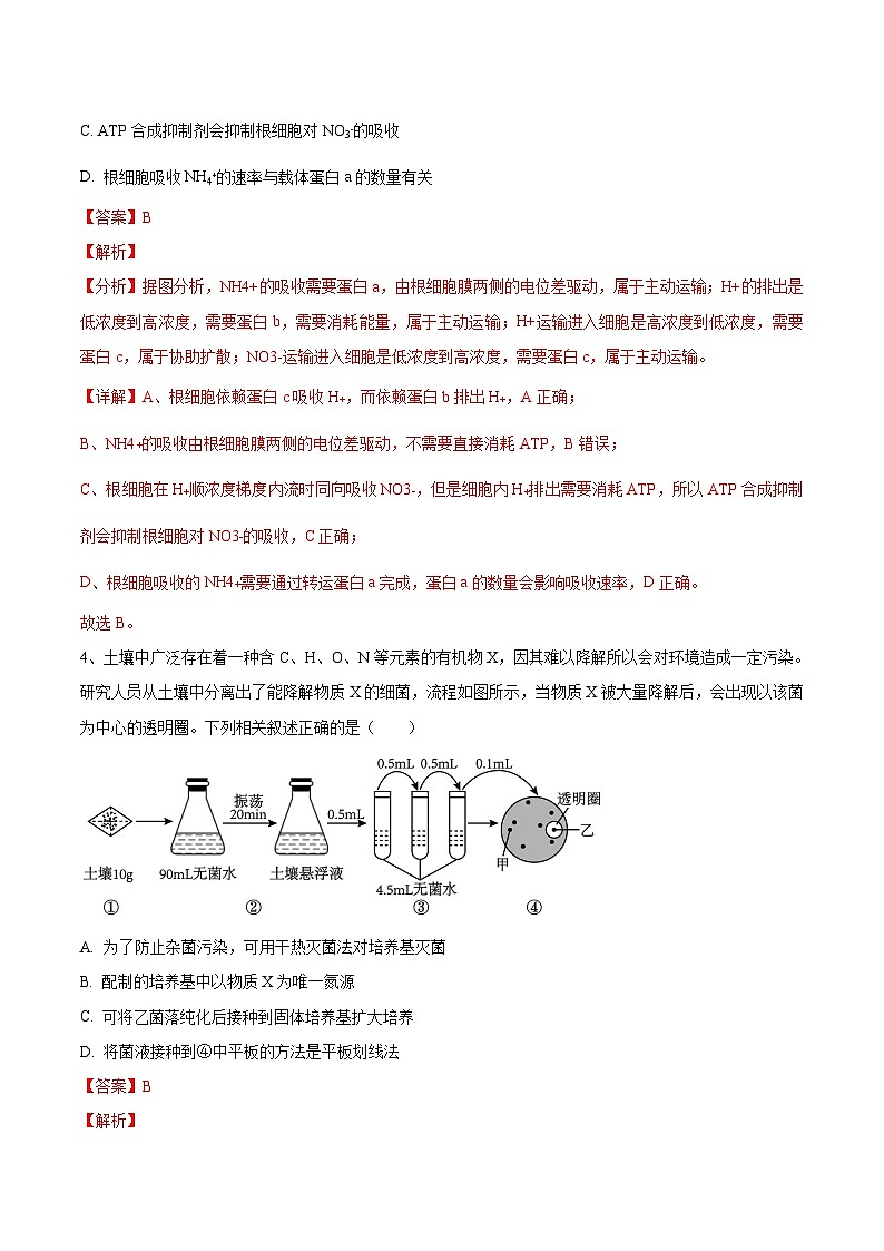 【开学摸底考】高三生物（湖北专用）-2023-2024学年高中下学期开学摸底考试卷.zip03