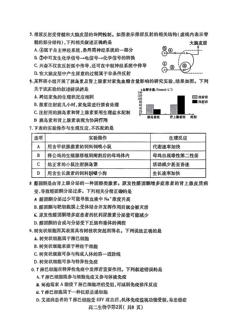 河南省许昌市2023-2024学年高二上学期期末考试生物试卷（PDF版附答案）02