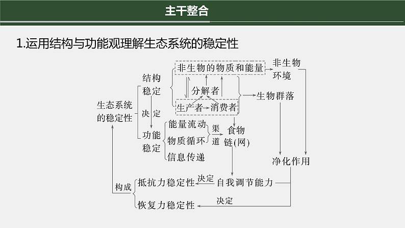 第一篇　主题四　专题(十一)　命题点2　生态系统的稳定性及人与环境 2024年高考生物二轮复习课件+讲义04