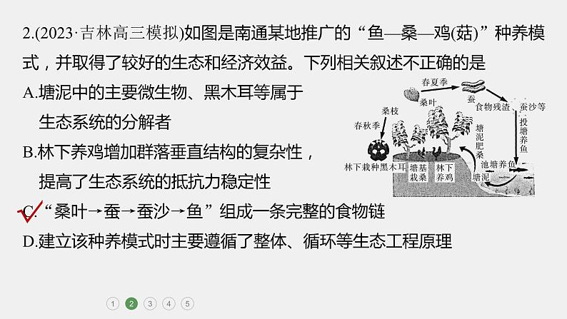 第一篇　主题四　高考热点(四)　生态文明建设 2024年高考生物二轮复习课件+讲义07