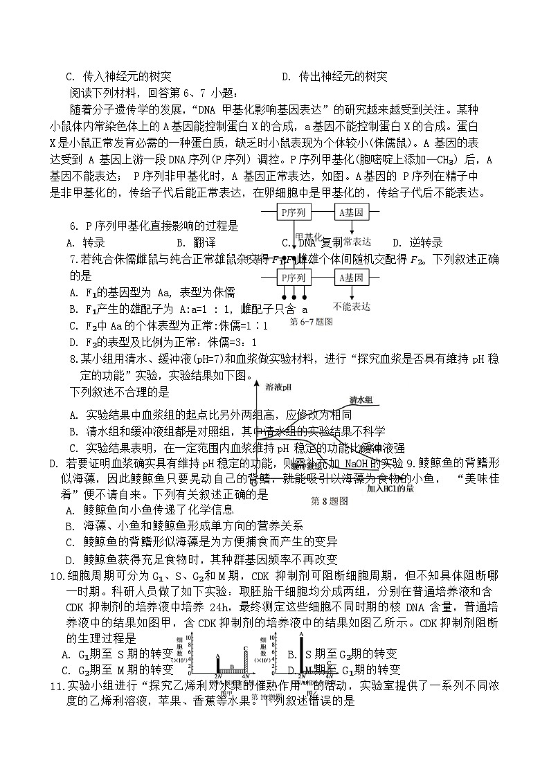 90，浙江省浙南名校2023-2024学年高二下学期开学考试生物试题02