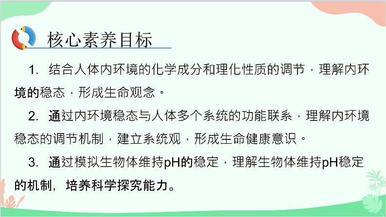 生物人教版(2019)选择性必修1 1.2 内环境的稳态 课件第2页