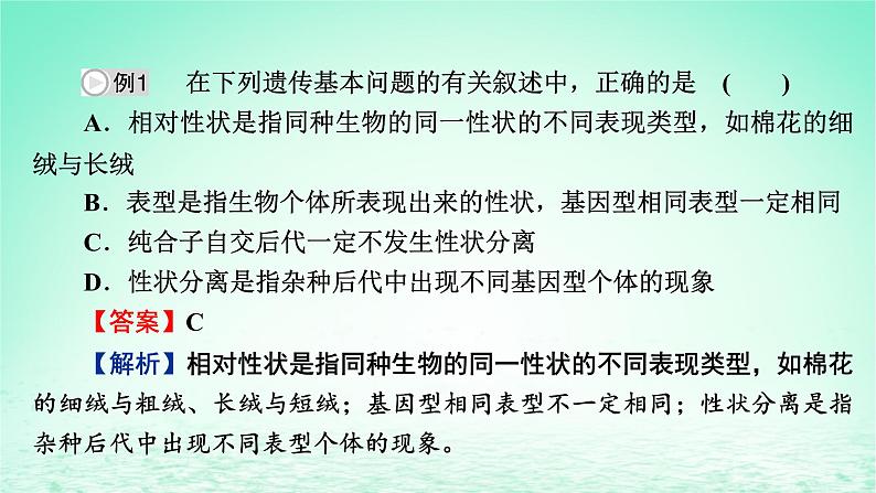 2024春高中生物第1章遗传因子的发现章末总结课件（人教版必修2）第6页