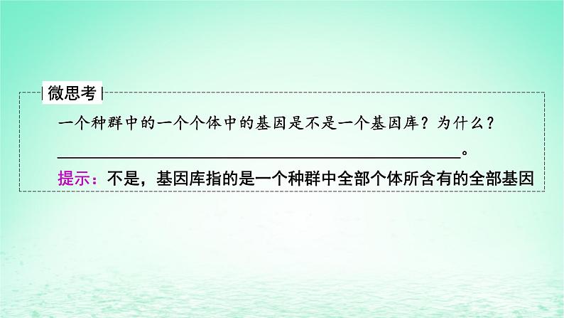 2024春高中生物第6章生物的进化3种群基因组成的变化与物种的形成课件（人教版必修2）第6页