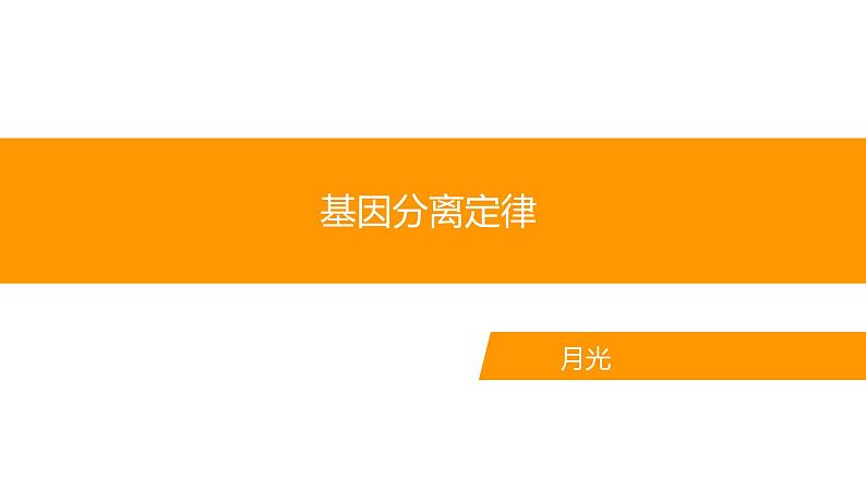 必修二遗传与进化——1.1孟德尔的豌豆杂交实验（一）课件第2页