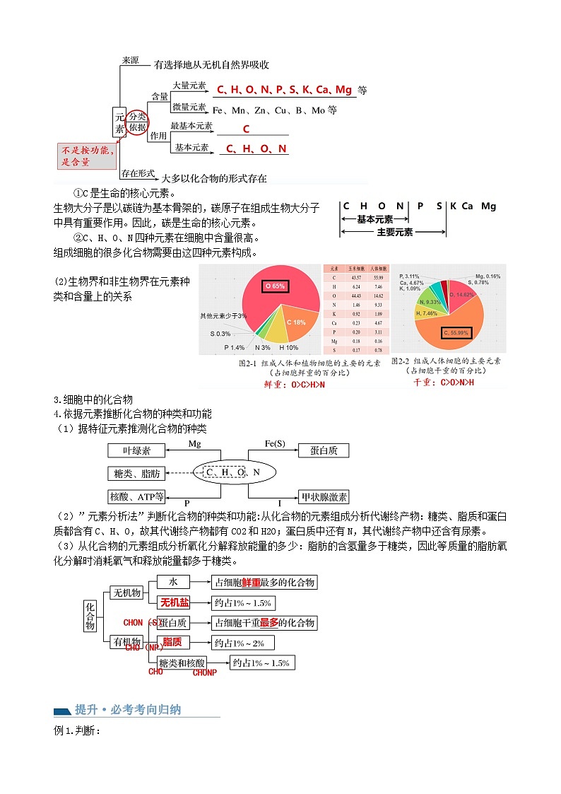 最新高考生物一轮复习【讲通练透】 第02讲 细胞中的元素和化合物（讲通）03