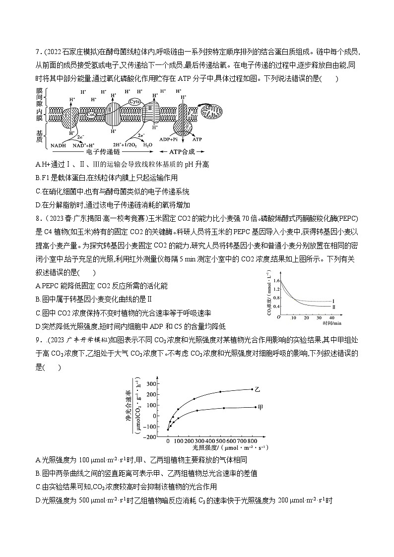 最新高考生物一轮复习【讲通练透】 第11讲 细胞代谢综合分析（练透）03