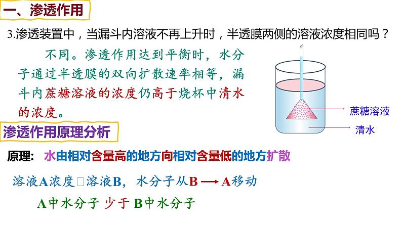 备战高考生物一轮复习优质课件 第06讲 细胞内物质输入和输出08